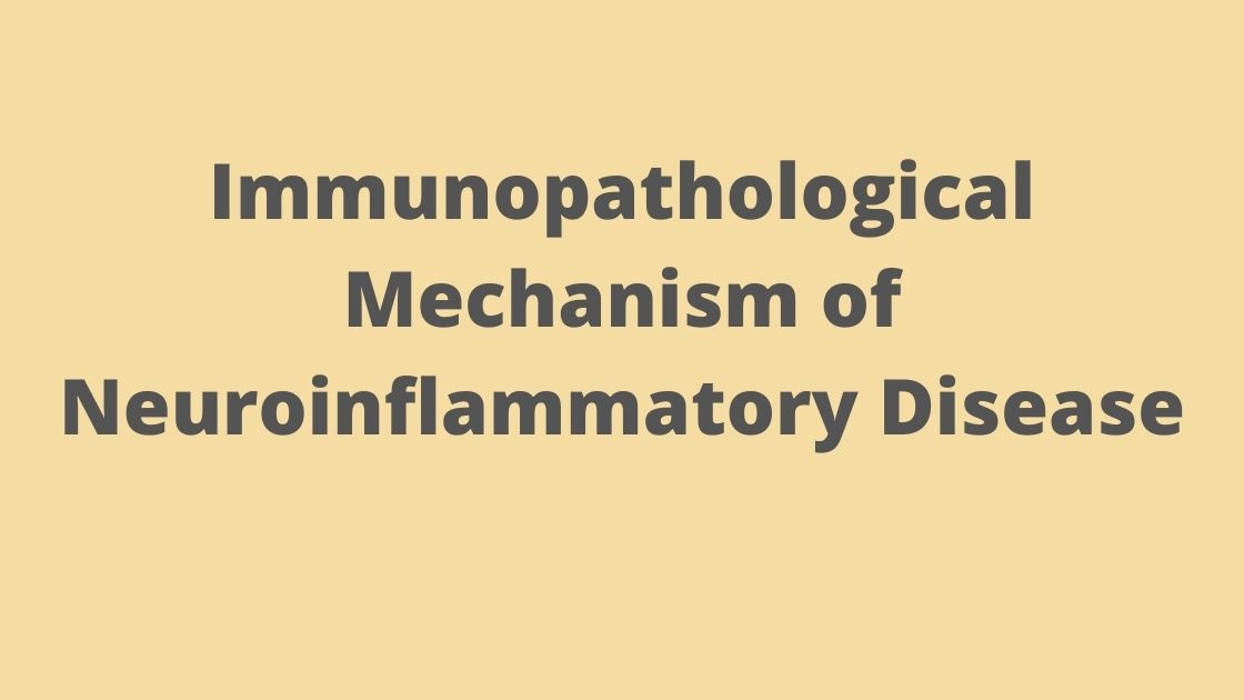 Immunopathological Mechanism of Neuroinflammatory Disease