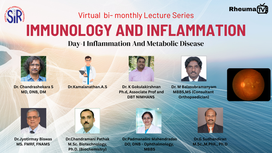 [Day-1]Virtual Bi-Monthly Lecture series – 5 on Immunology and Inflammation