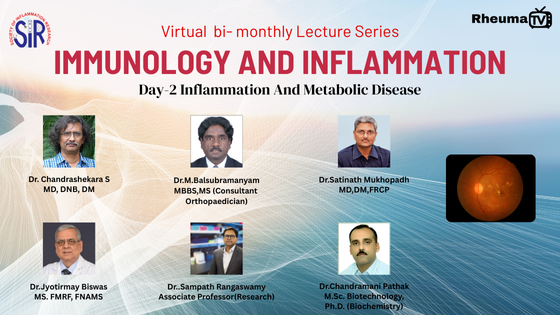 [Day-2]Virtual Bi-Monthly Lecture series – 5 on Immunology and Inflammation
