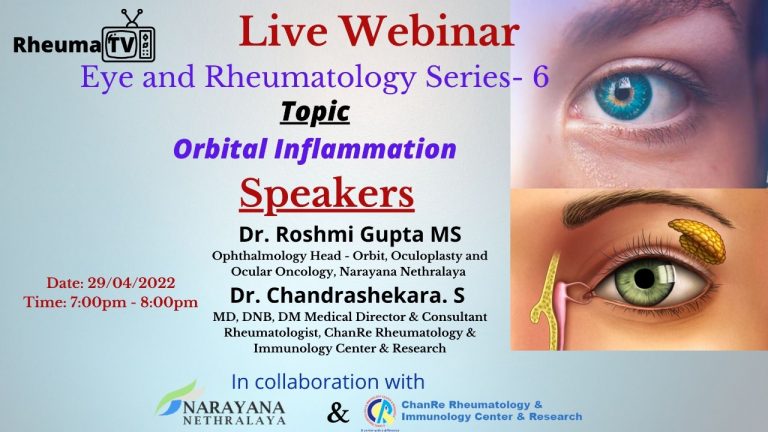 Eye and Rheumatology Series- 6 Orbital Inflammation