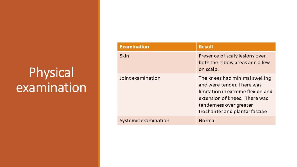 Physical examination