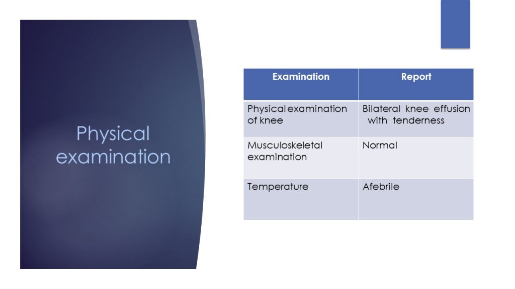 Physical examination