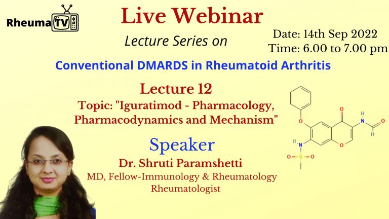 CS DMARDS in Rheumatoid Arthritis: Iguratimod – Pharmacology, Pharmacodynamics and Mechanism