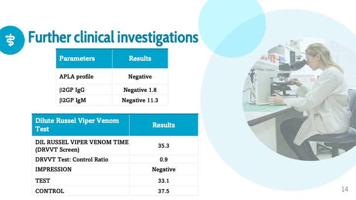 Further clinical investigations