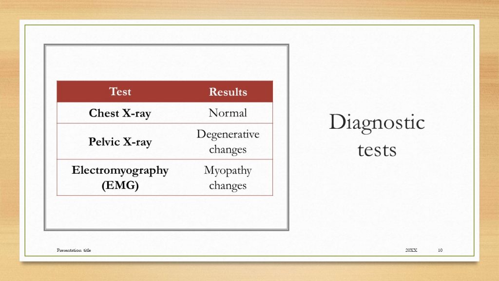 Diagnostic tests