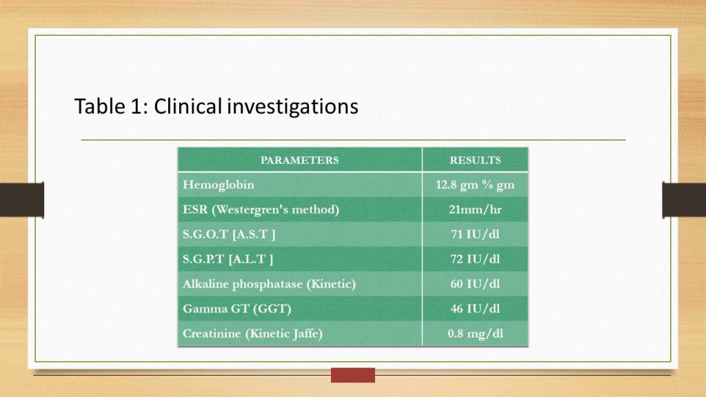 Clinical investigations