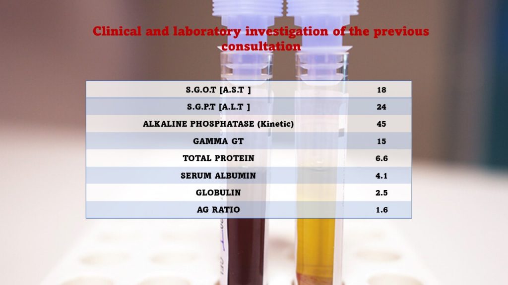 Clinical and laboratory investigation 
