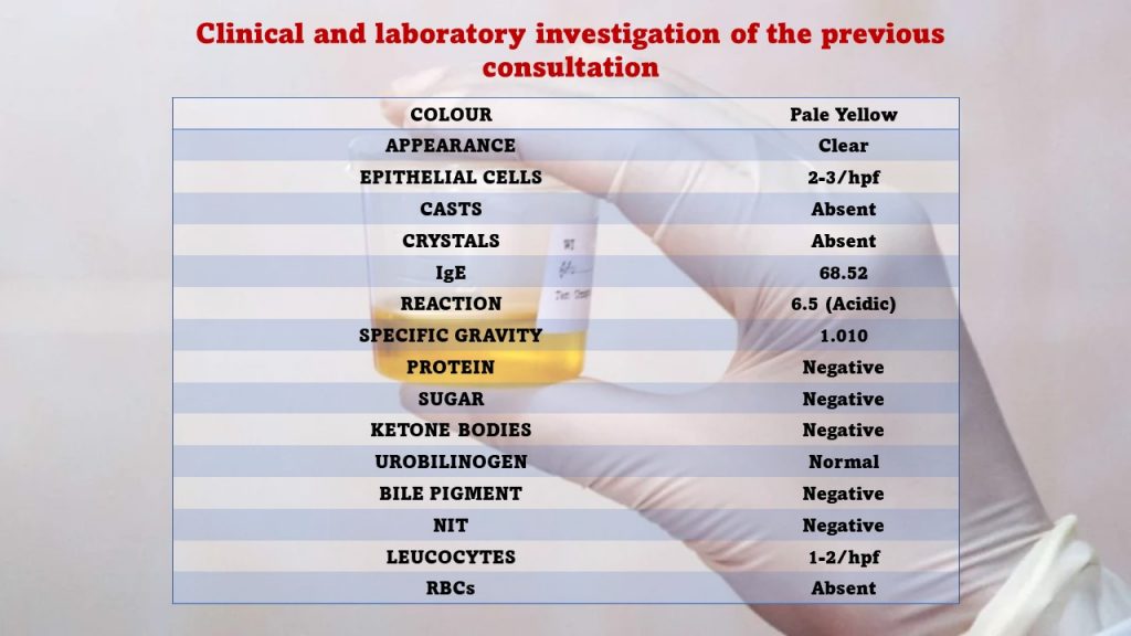 Clinical and laboratory investigation 