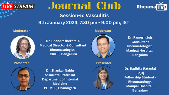 Journal Club, Session-5: Vasculitis