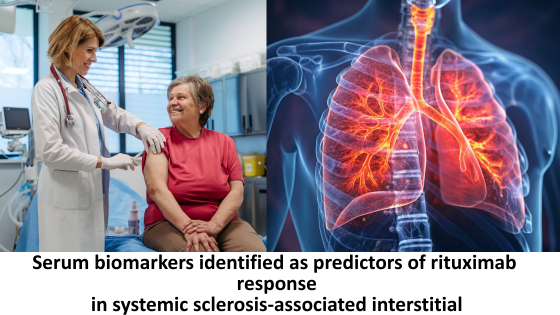 Serum biomarkers identified as predictors of rituximab response in systemic sclerosis-associated interstitial lung disease